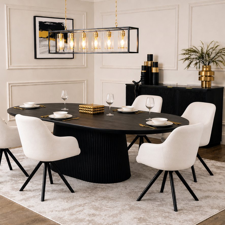 Flo Dining Ricotta - Dining Table (180cm)