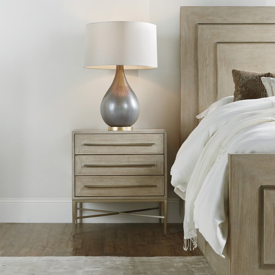 Hooker Furnishings Capri - Three-Drawer Bedside Table
