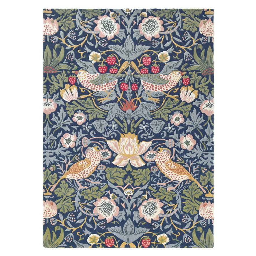Morris & Co. Morris - Strawberry Thief Indigo Rug
