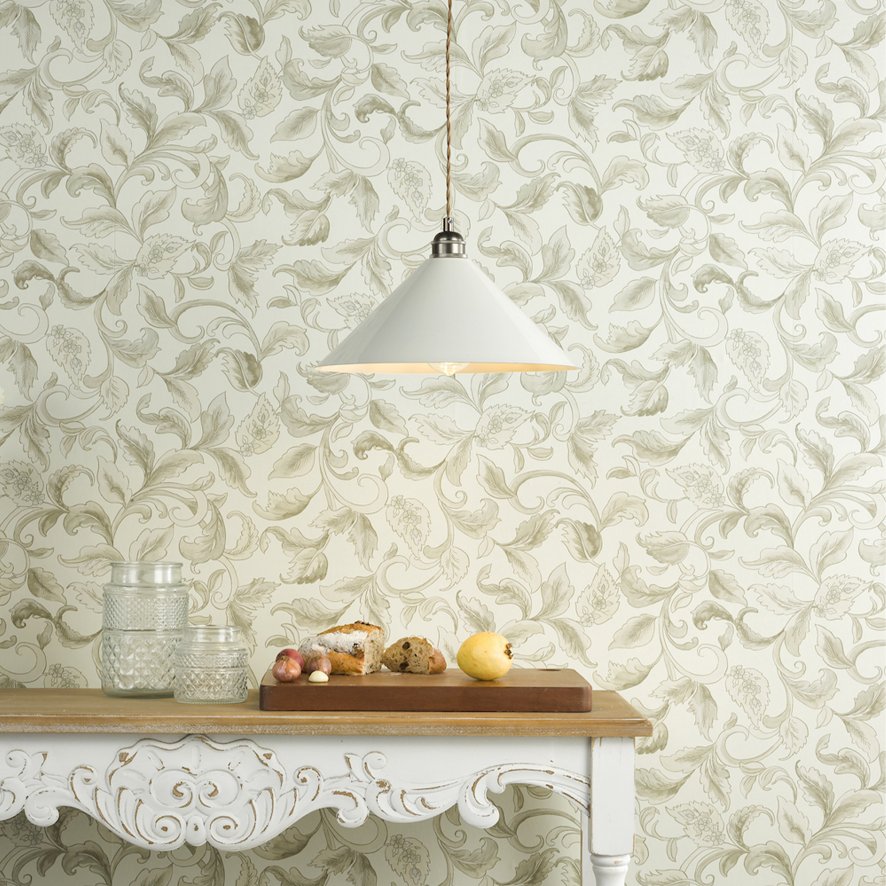 English Heritage Lighting English Heritage - Audley End Pendant Rubbed Bronze and Cream