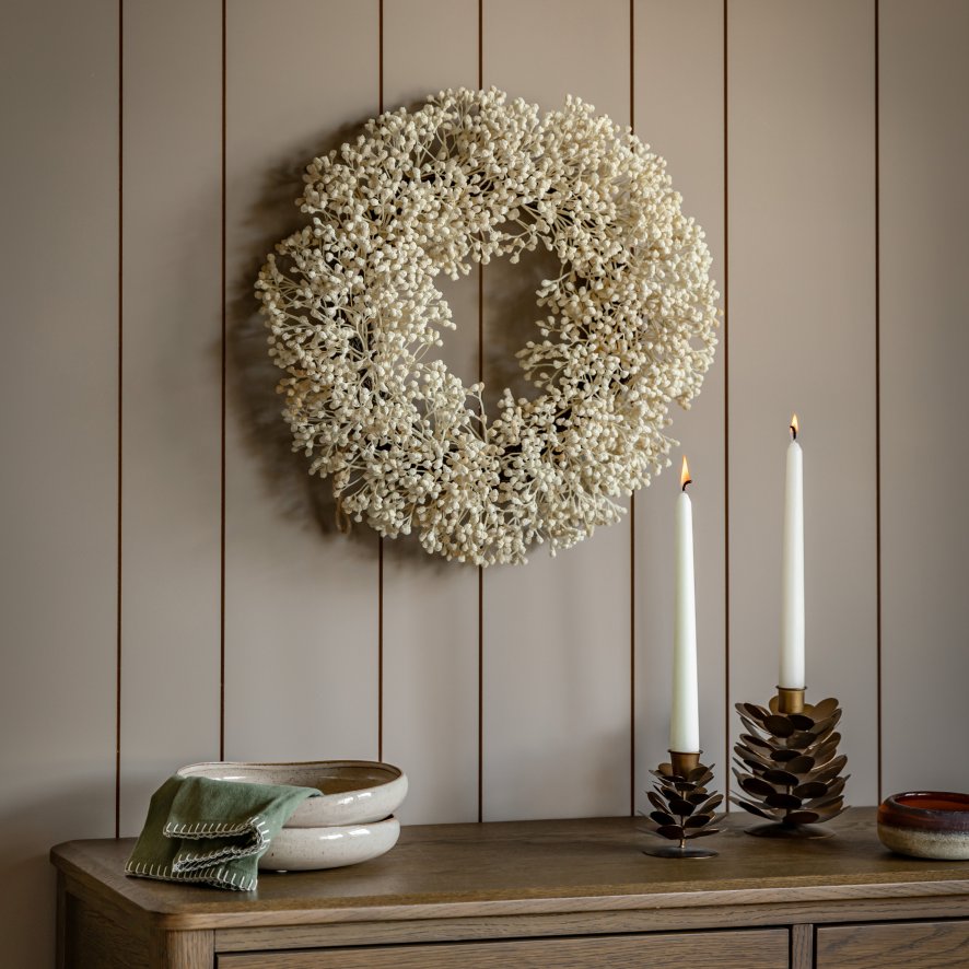 Gallery Direct Accessories - Natural Gypsophila Wreath