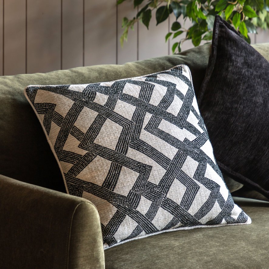 Gallery Direct Cushions - Celeste Jacquard Cushion Slate