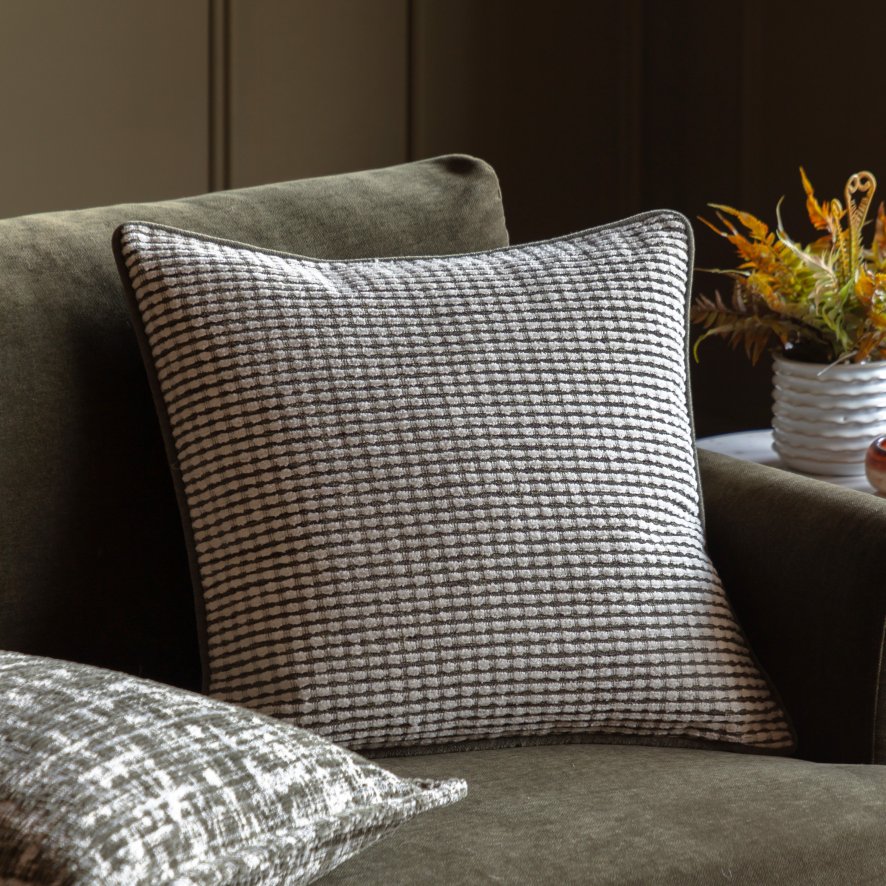 Gallery Direct Cushions - Maison Chenille Jacquard Olive