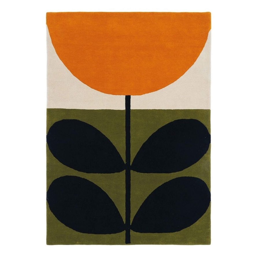 Orla Kiely Orla Kiely - Stem Black Rug