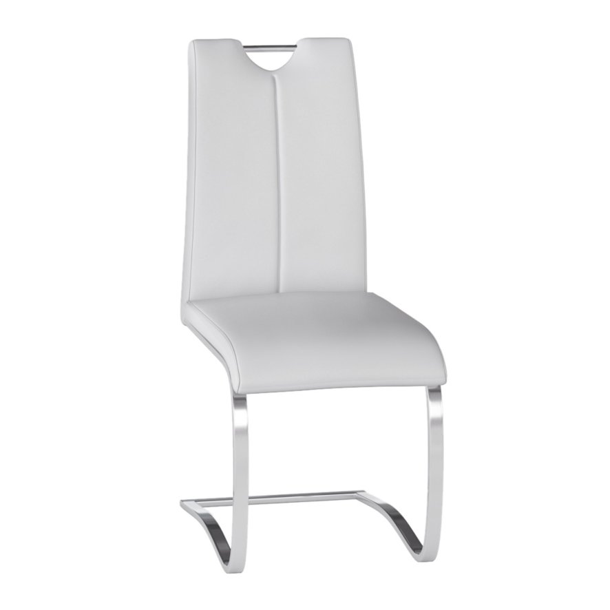 Torelli Furniture Ltd Gabi - Dining Chair (White Faux Leather)