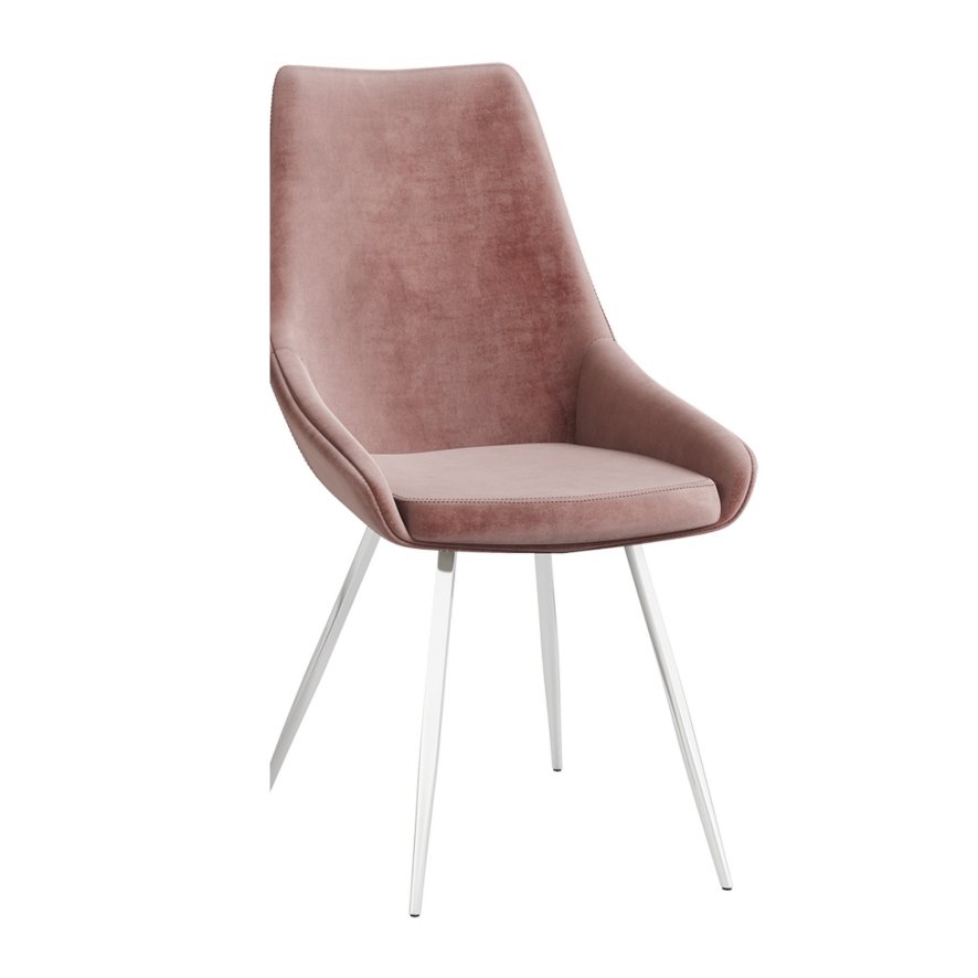Torelli Furniture Ltd Lanna - Dining Chair (Pink Fabric)