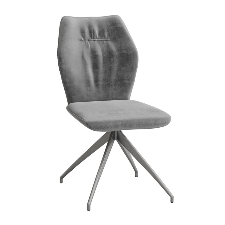 Torelli Furniture Ltd Sena - Dining Chair (Dark Grey Fabric)