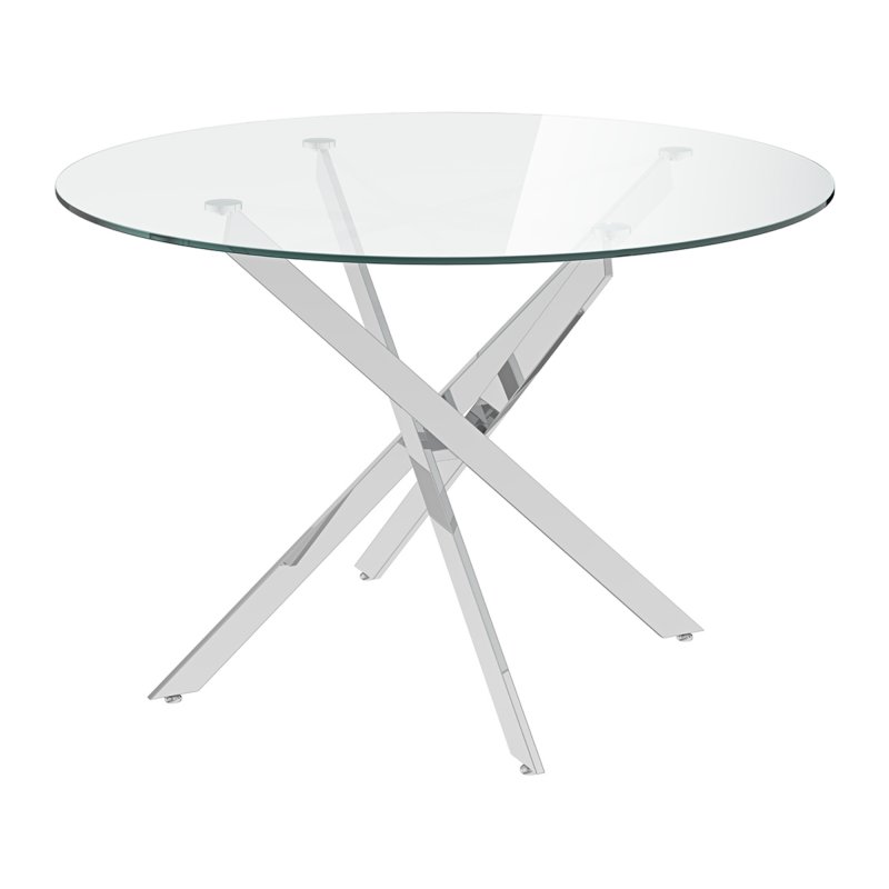 Torelli Furniture Ltd Clara - Dining Table Round (Chrome)