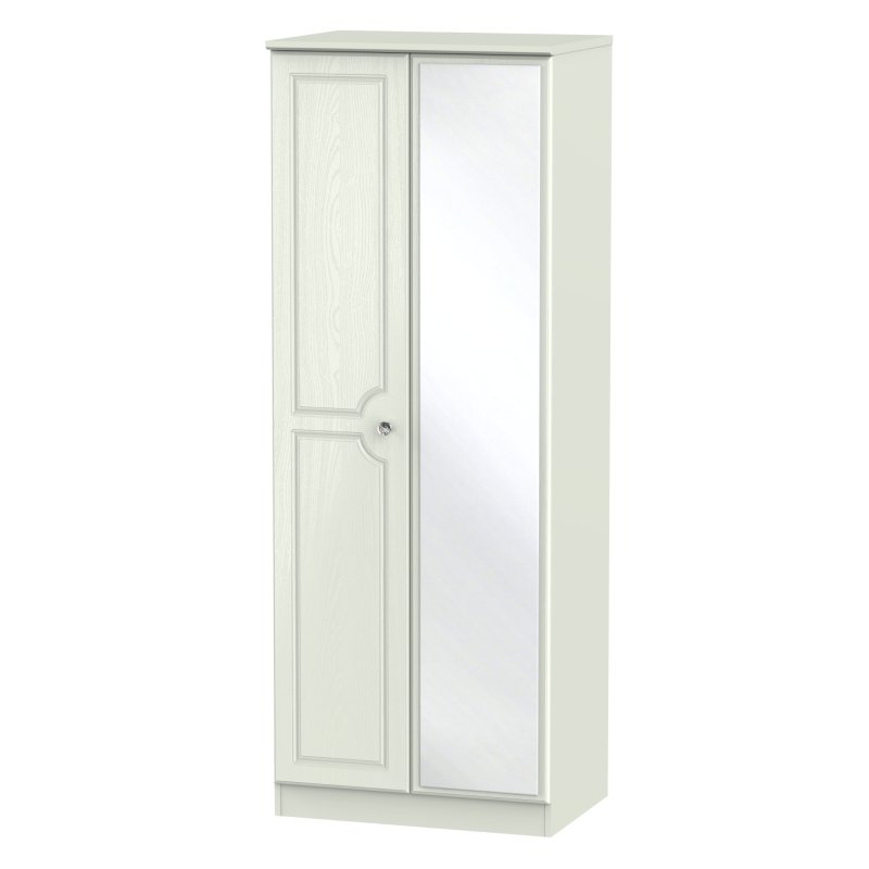 Welcome Furniture Dakota Bedroom - Tall 2ft 6in Mirror Wardrobe
