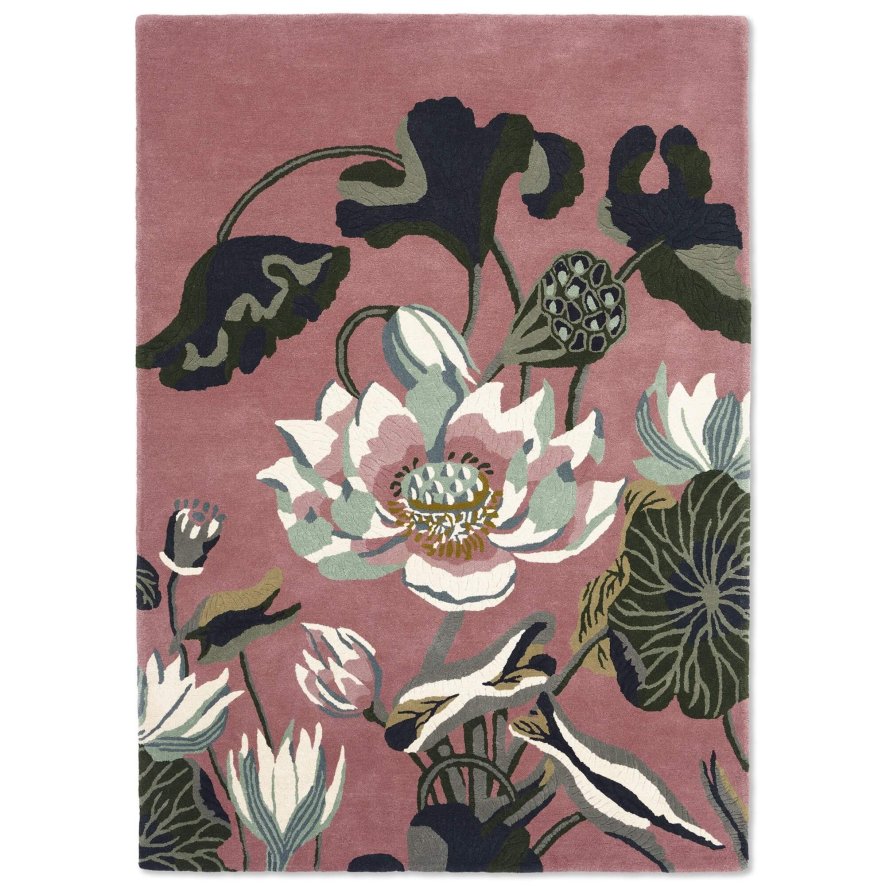 Brink & Campman Wedgwood - Waterlily Dusty Rose Rug