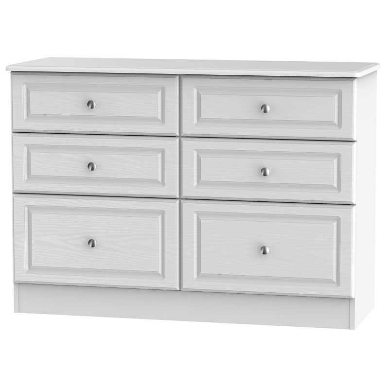 Welcome Furniture Virginia Bedroom - 6 Drawer Midi Chest