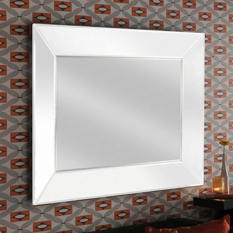 Yearn Glass Yg Mirrors - Bevelled Mirror White