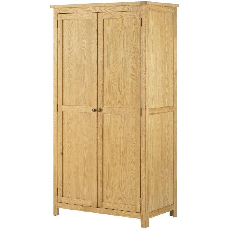 Classic Furniture Bridgend - Two Door Wardrobe (Oak)