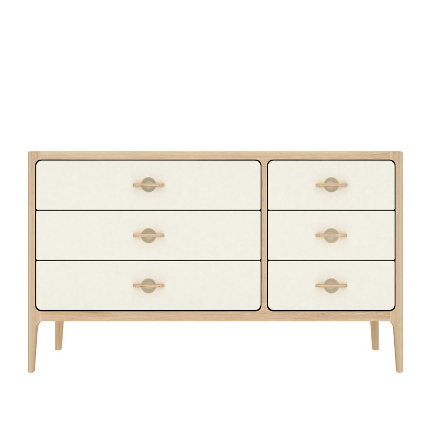 TCH Furniture Ltd Emily Bedroom - Wide Chest 6 Drawers