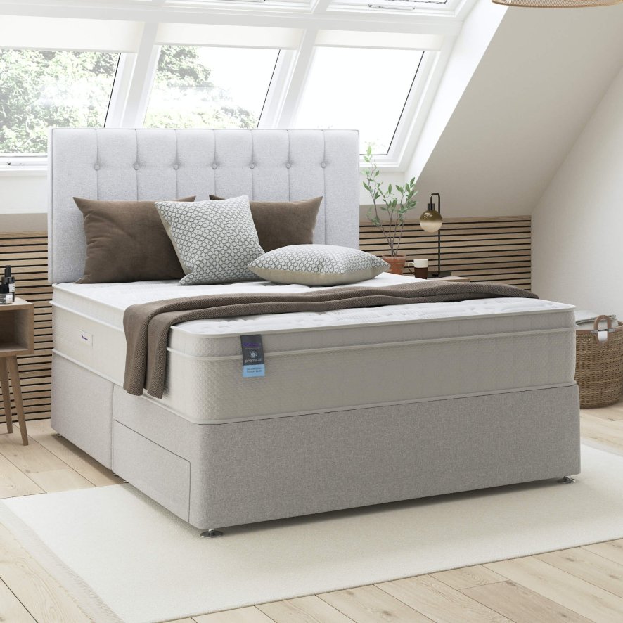 Relyon Relyon Whisper Gel Fusion 2400 - Mattress and Divan Base Set