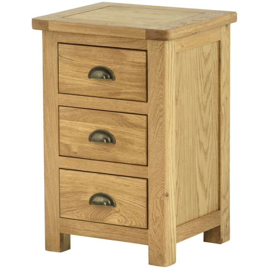 Classic Furniture Bridgend - Bedside Cabinet (Oak)