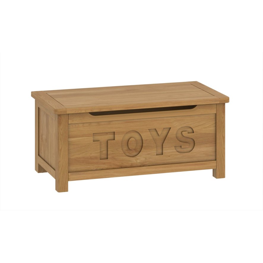 Bridgend Toy Box Oak Roomes Furniture Interiors