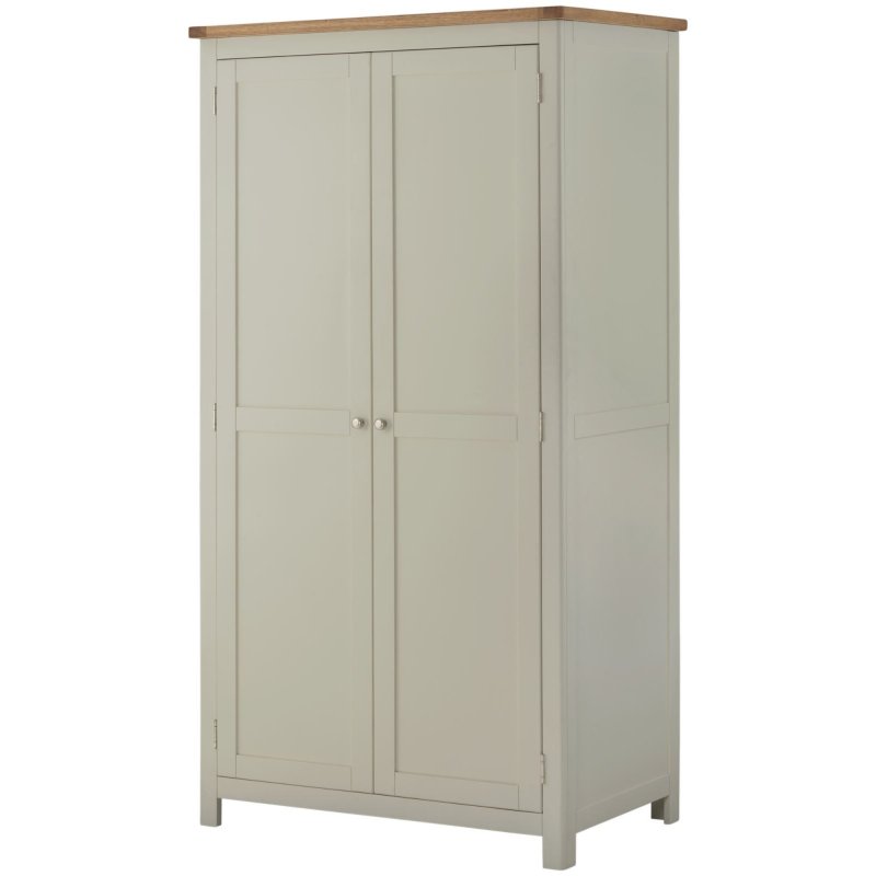 Classic Furniture Bridgend - Two Door Wardrobe (Stone)