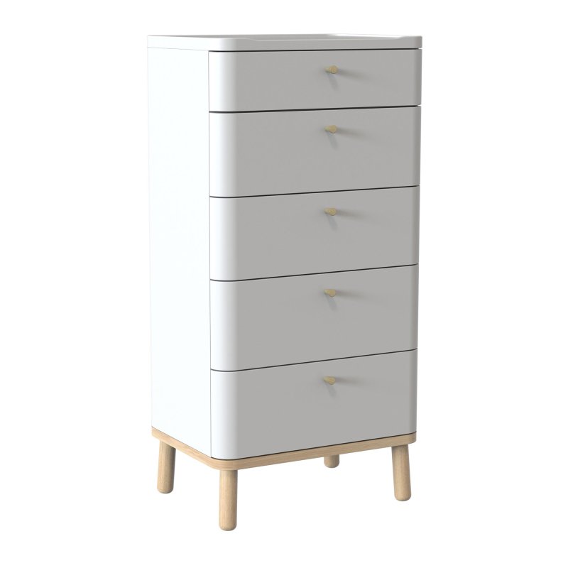 TCH Furniture Ltd Hayley Bedroom - Tall Chest 5 Drawers