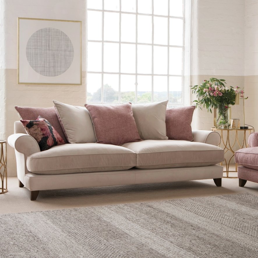 The Lounge Co The Lounge Co. Briony - 4 Seat Sofa Pillow Back