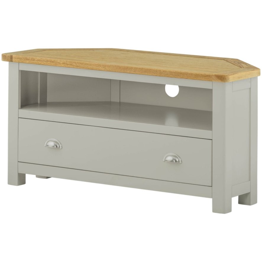 Classic Furniture Bridgend - Corner TV Cabinet (Stone)