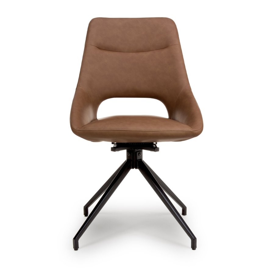Furniture Link Ace - Dining Chair (Tan Faux Leather)