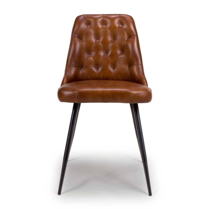 Furniture Link Bradley - Dining Chair (Tan Buffalo Leather)