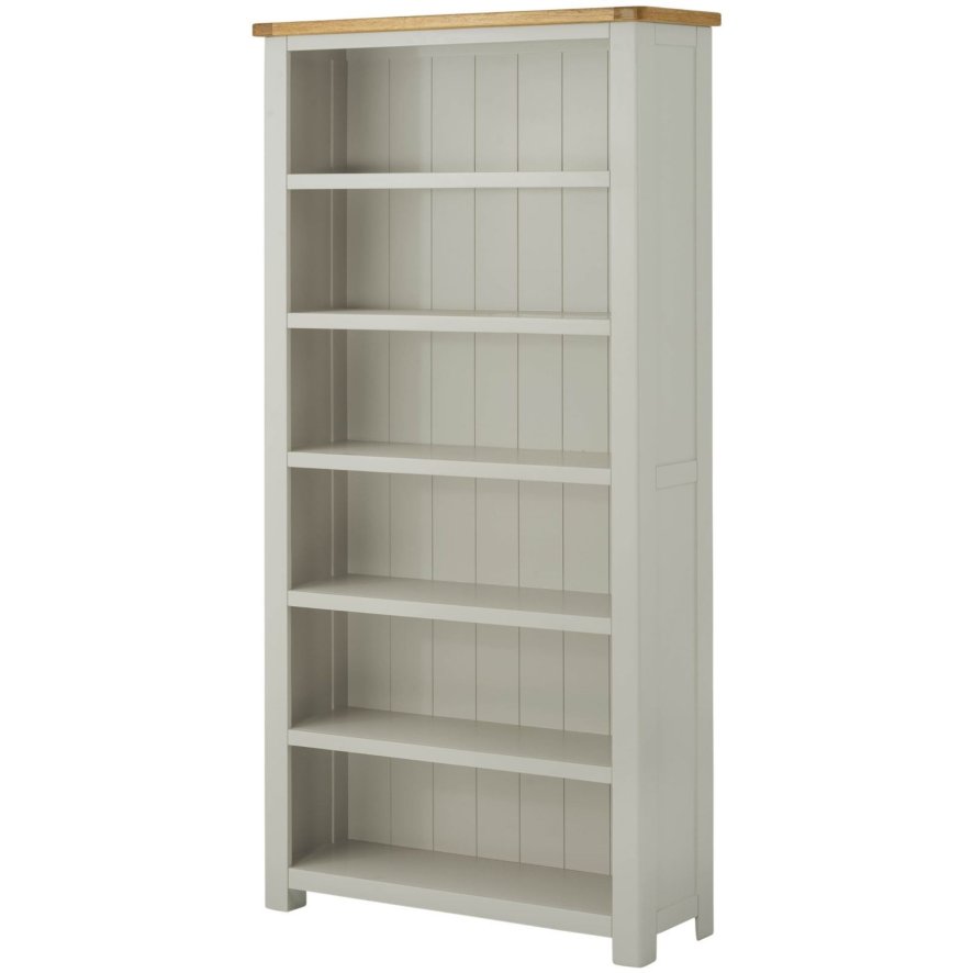 Classic Furniture Bridgend - Large Bookcase (Stone)