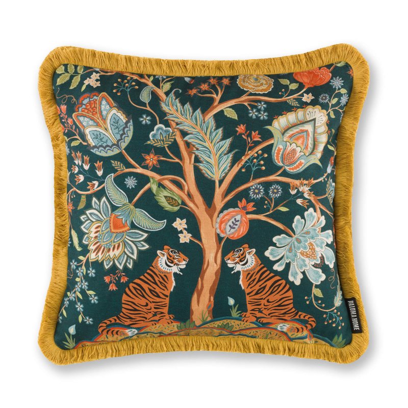 Paloma Home Paloma Home Cushions - Tree of Life Fibre Fill Scatter Teal