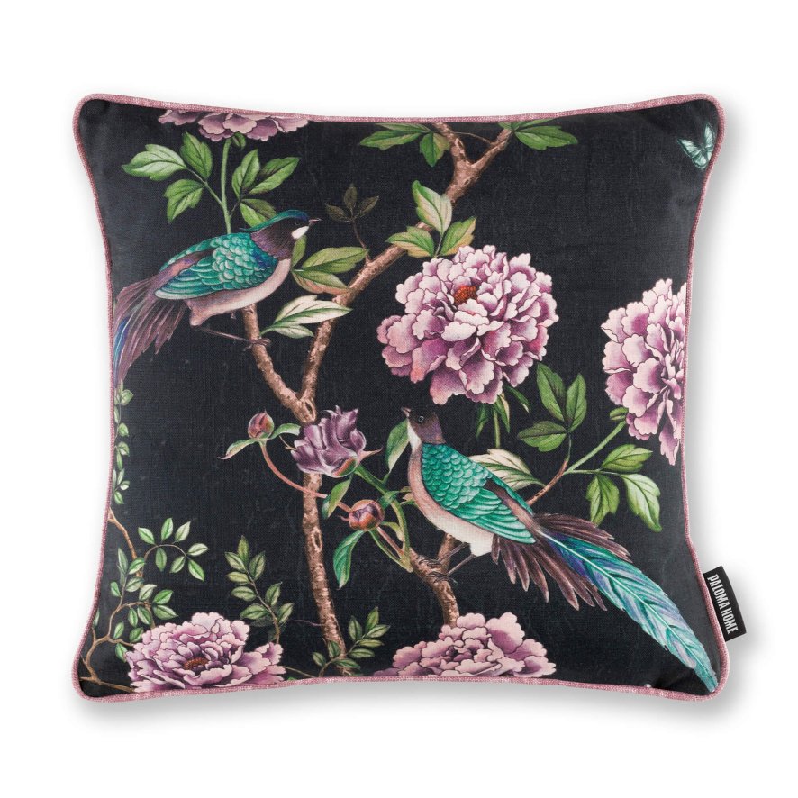 Paloma Home Paloma Home Cushions - Vintage Chinoiserie Feather Fill Scatter Midnight