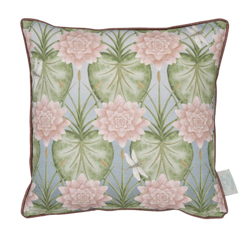 The Chateau The Chateau - The Lily Garden Eau De Nil Feather Fill Cushion