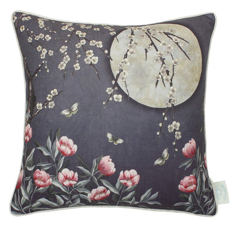 The Chateau The Chateau - Moonlight Midnight Blue Feather Fill Cushion