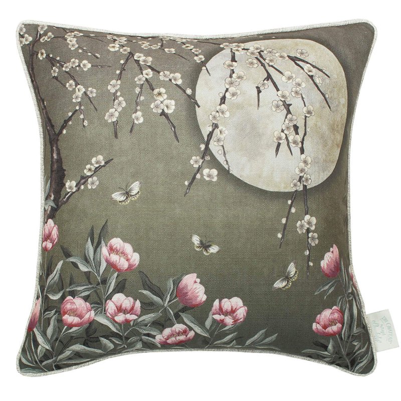 The Chateau The Chateau - Moonlight Moss Green Feather Fill Cushion