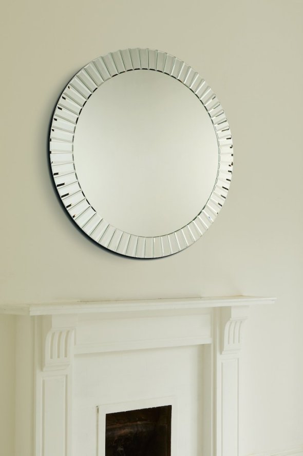 Laura Ashley Capri Large Round Mirror Roomes Furniture Interiors