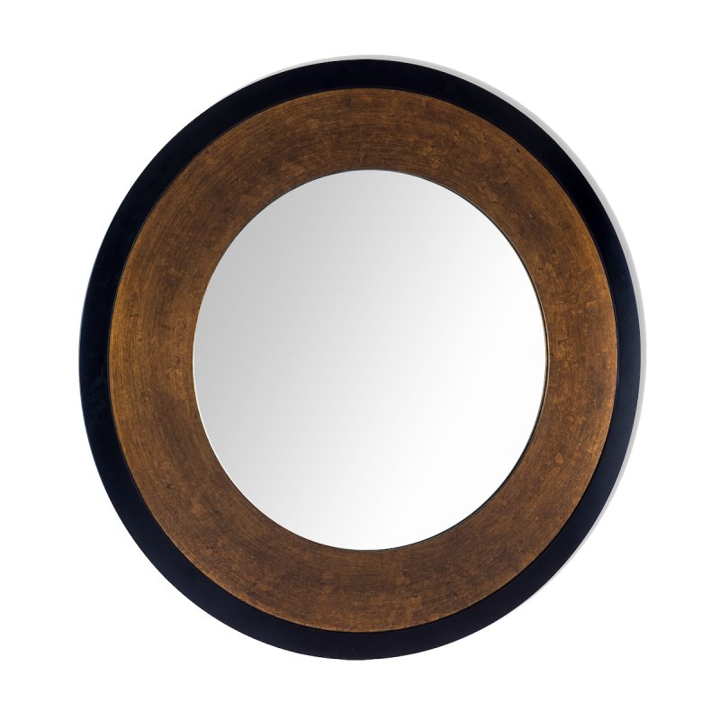 Laura Ashley Laura Ashley - Cara Large Round Mirror Mottled Bronze