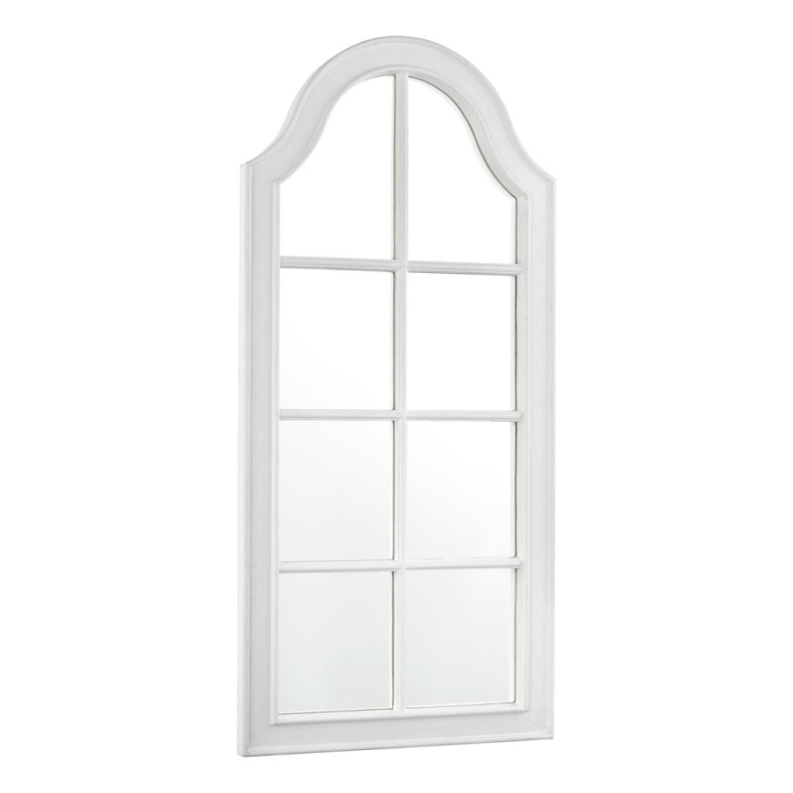 Laura Ashley Laura Ashley - Coombs Rectangle Mirror Distressed Ivory