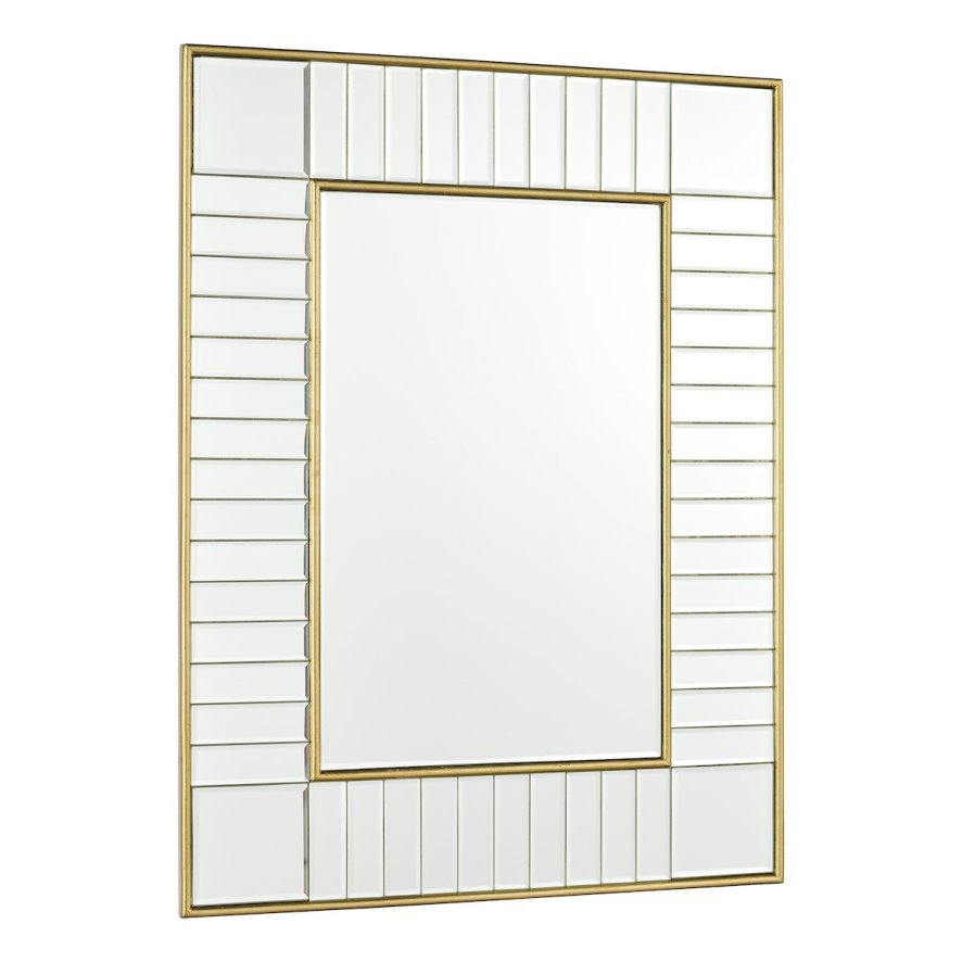 Laura Ashley Laura Ashley - Clemence Small Rectangle Mirror Gold