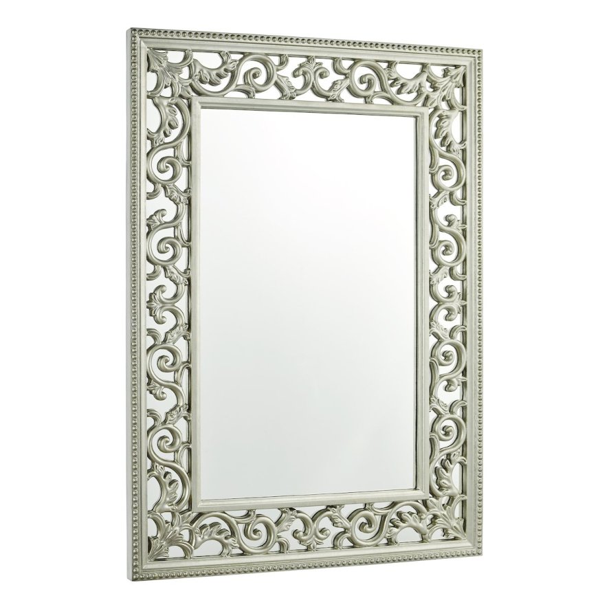 Laura Ashley Laura Ashley - Rococo Rectangle Mirror Hand Painted Champagne