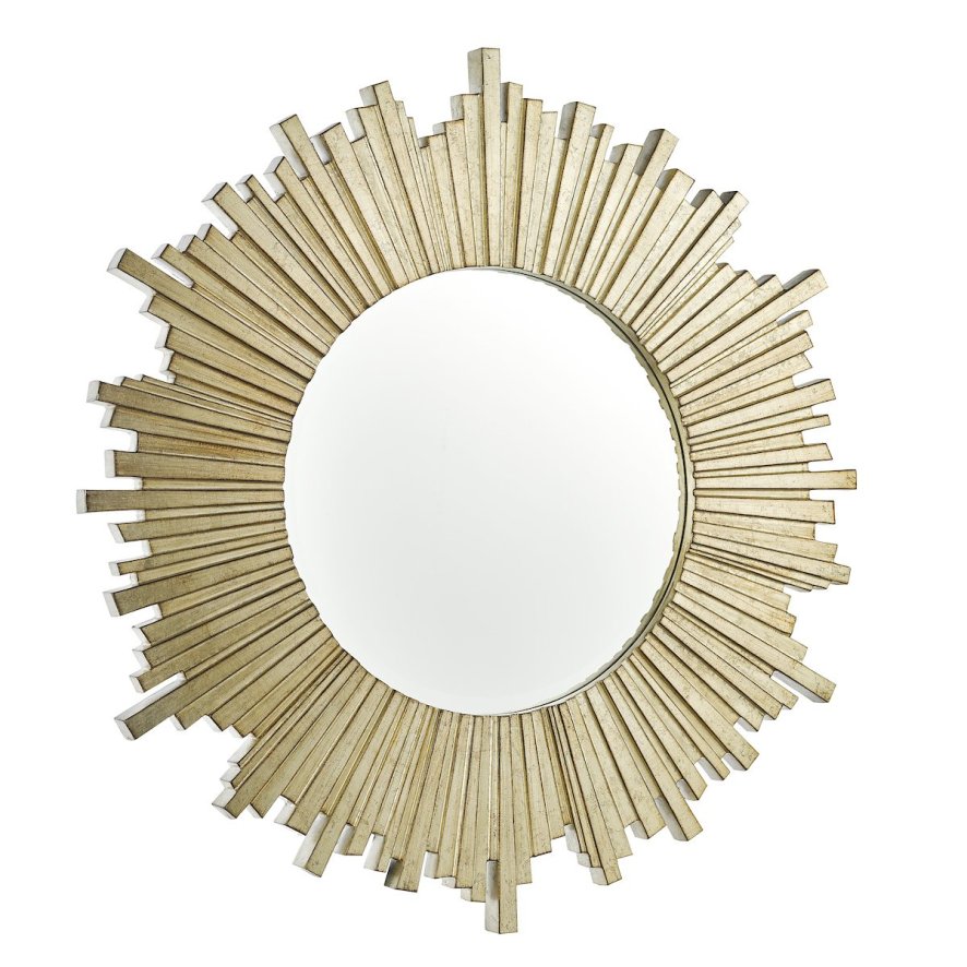 Laura Ashley Laura Ashley - Lovell Round Mirror Hand Painted Champagne