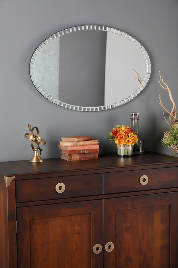 Laura ashley mirrored clearance console table