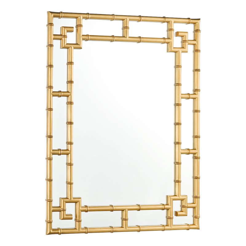 Laura Ashley Laura Ashley - Shawford Rectangle Mirror Hand Painted Gold