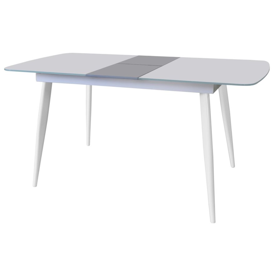 Riva Large Extending Dining Table (White) • Roomes Furniture & Interiors
