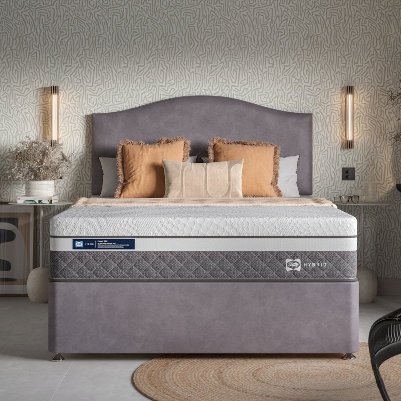 Sealy Sealy Hybrid Comet 1500 - Mattress and Divan Set