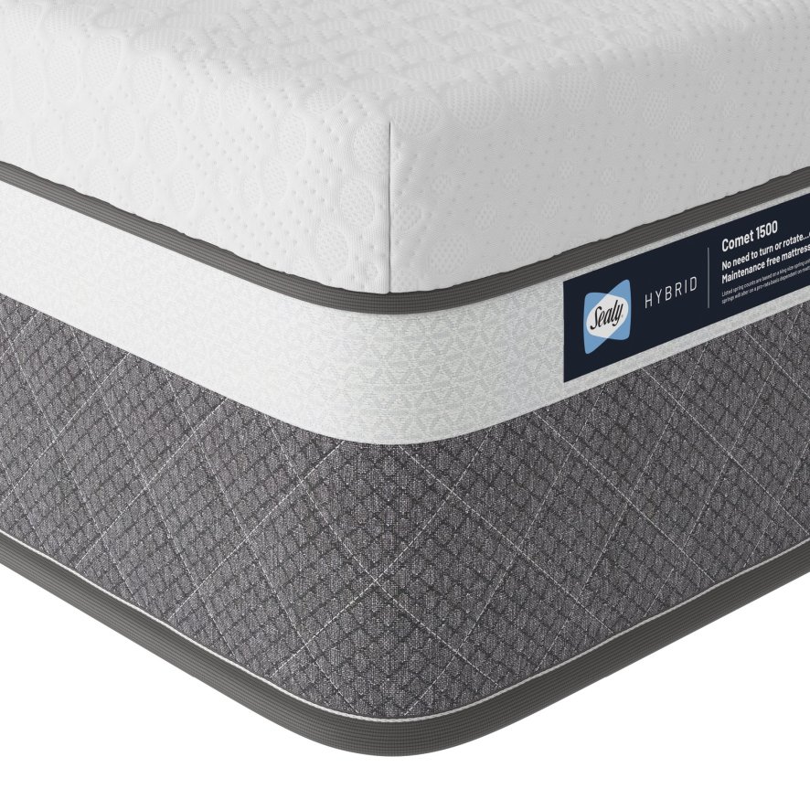 Queen hybrid mattress shop set