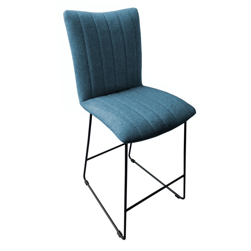 Classic Furniture Aura - Bar Stool (Mineral Blue Fabric)