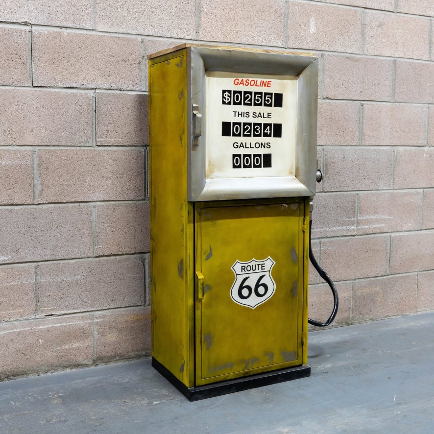 Retro Petrol Pump • Roomes Furniture Interiors