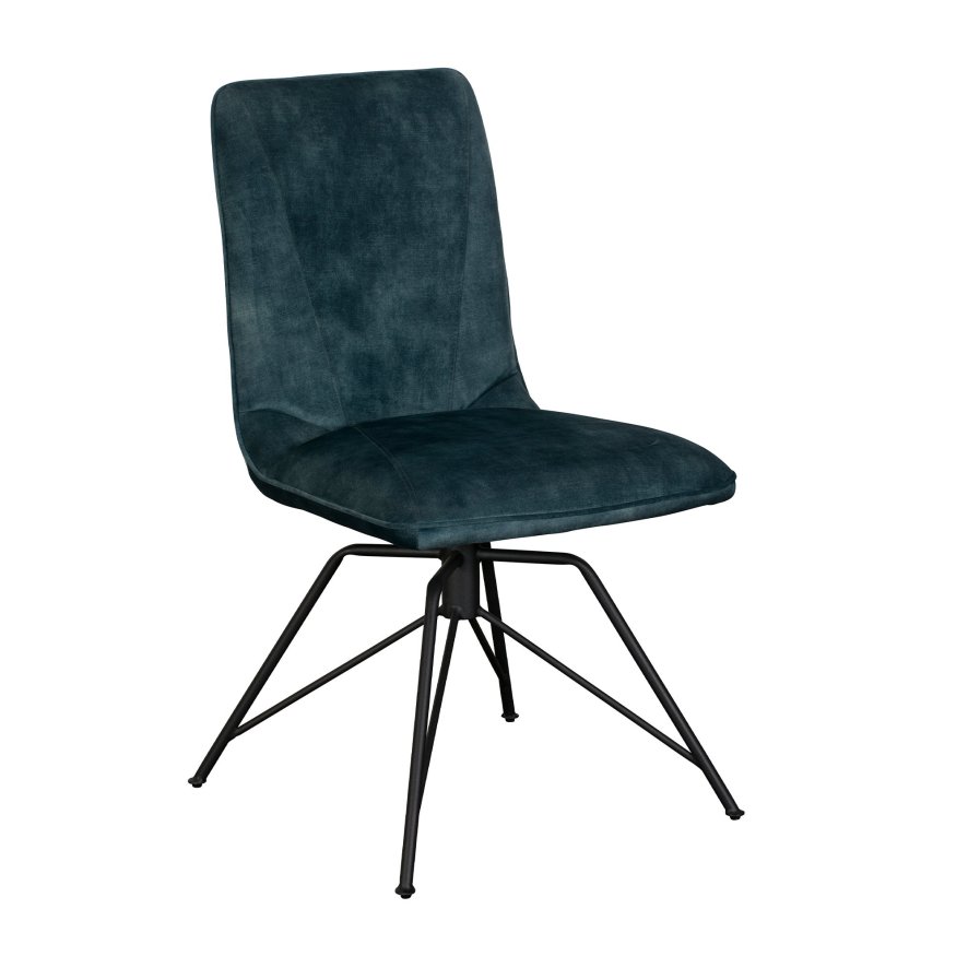 Baker Furniture Lola - Dining Chair (Teal Fabric)