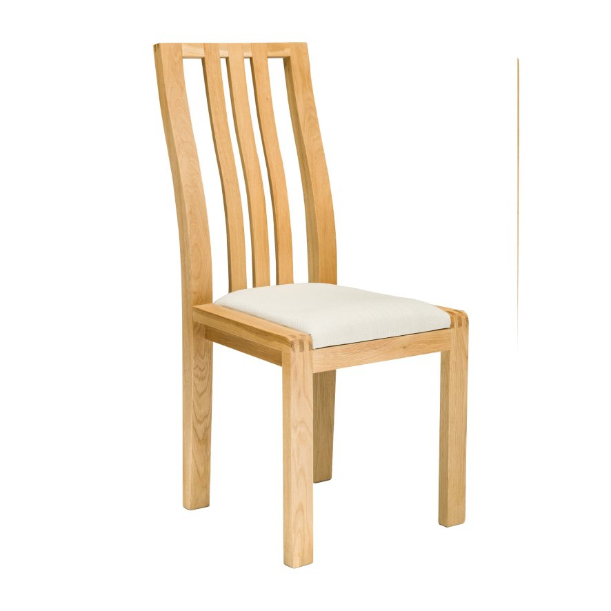 Ercol Bosco Dining Chair Cream Fabric Roomes Furniture