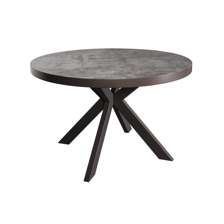 Classic Furniture Roxburgh - Round Dining Table 120cm (Stone Effect)