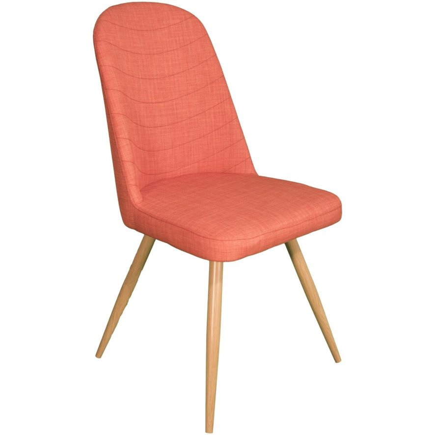 Classic Furniture Reya - Dining Chair (Orange Fabric)